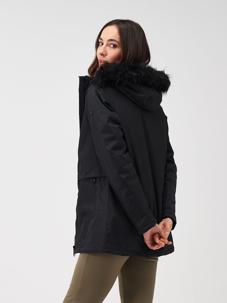Regatta Black Myla II Waterproof Insulated Thermal Jacket - Image 2 of 8