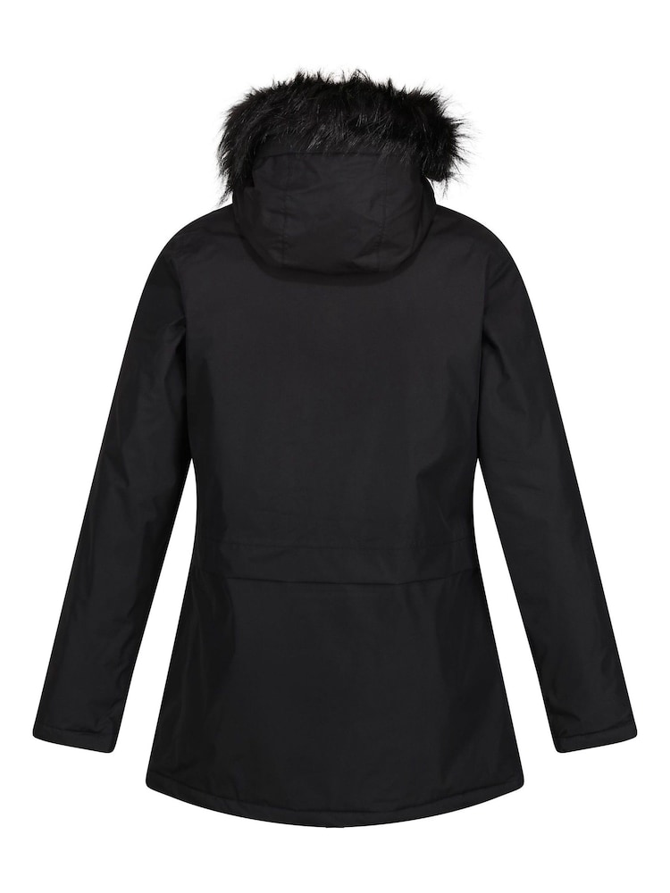 Regatta Black Myla II Waterproof Insulated Thermal Jacket - Image 8 of 8