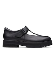 Clarks Black Multi Fit Prague Brill Shoes - Image 1 of 7