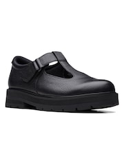 Clarks Black Multi Fit Prague Brill Shoes - Image 3 of 7