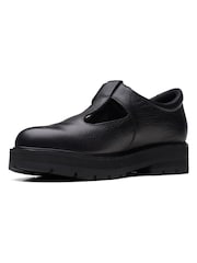 Clarks Black Multi Fit Prague Brill Shoes - Image 4 of 7