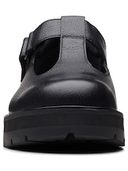 Clarks Black Multi Fit Prague Brill Shoes - Image 5 of 7