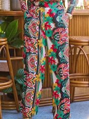 Myleene Klass Coord Scarf Print Trousers - Image 3 of 5