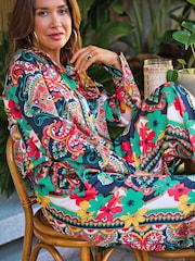 Myleene Klass Coord Scarf Print Trousers - Image 4 of 5