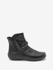 Hotter Black Standard Fit Whisper Zip Boots - Image 1 of 4