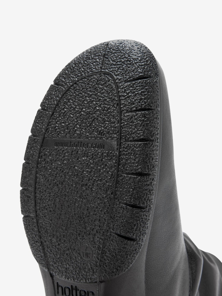 Hotter Black Standard Fit Whisper Zip Boots - Image 4 of 4