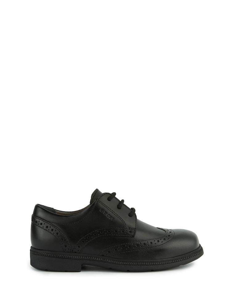 Geox Junior Boys Federico Black Shoes - Image 1 of 6