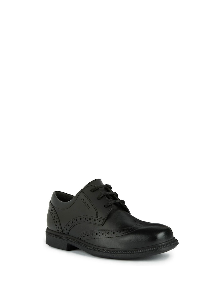 Geox Junior Boys Federico Black Shoes - Image 2 of 6