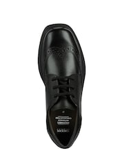 Geox Junior Boys Federico Black Shoes - Image 5 of 6