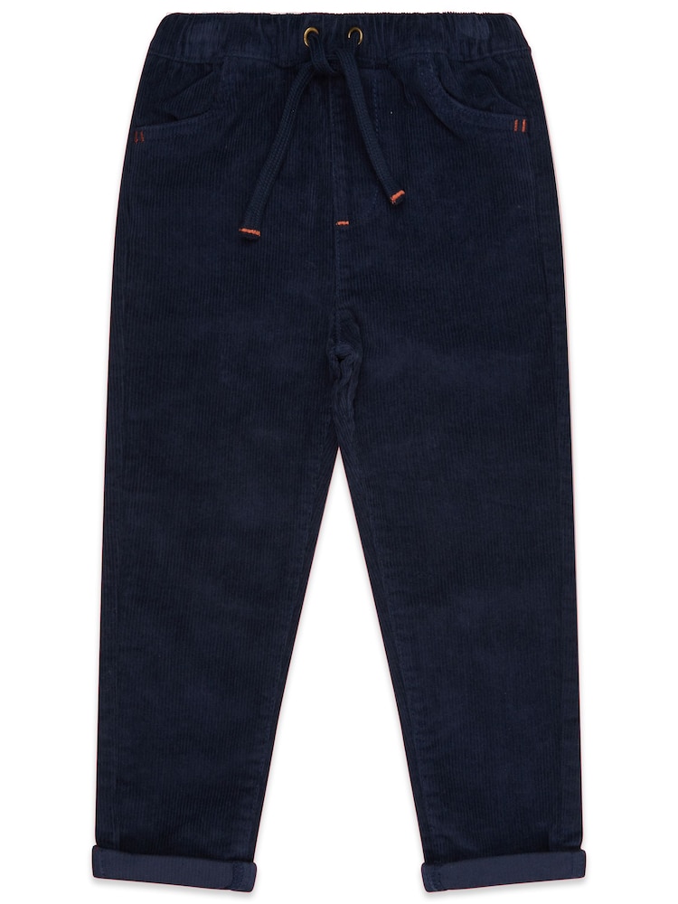 M&Co Blue Cord Trousers - Image 1 of 2