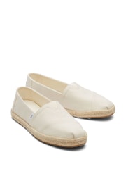 Бежевый - туфли из саржи Toms Vegan Alpargata Drizzle - Image 4 of 6
