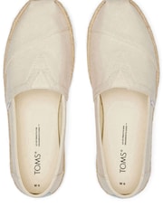Бежевый - туфли из саржи Toms Vegan Alpargata Drizzle - Image 5 of 6