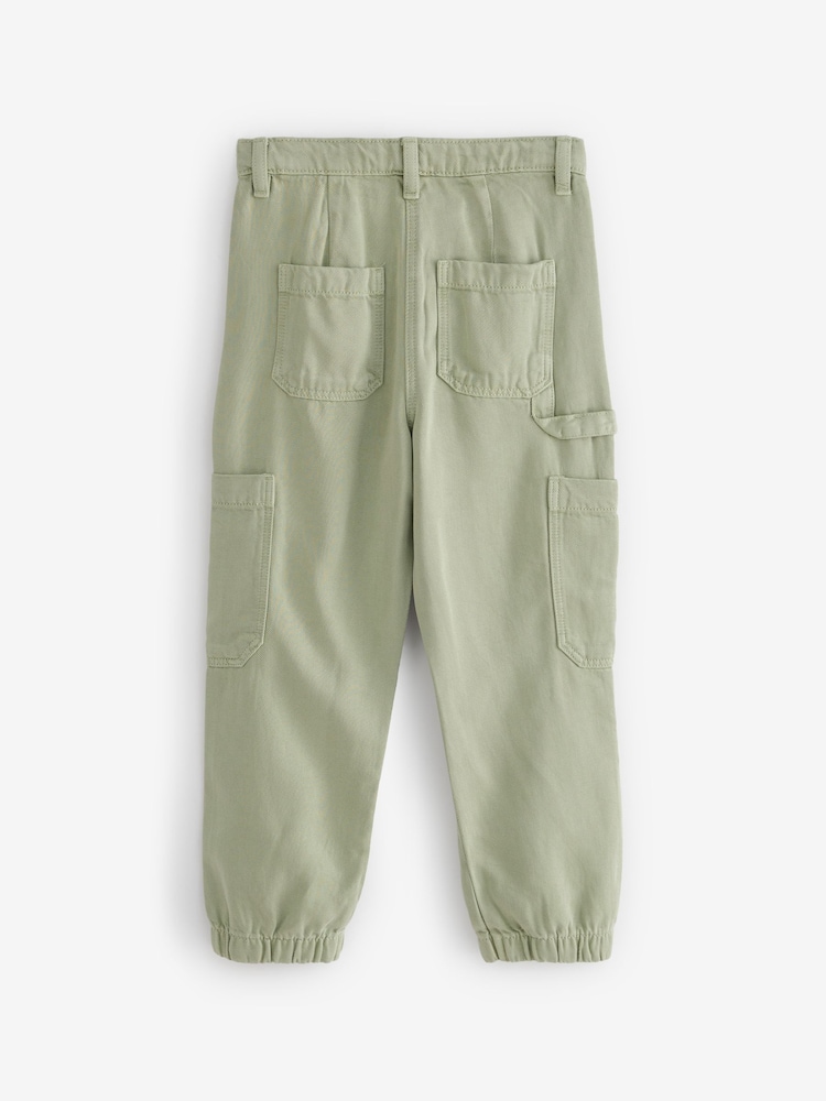 Khakigrün - TENCEL™-Cargohose (3–16 J.) - Bild 7 von 7