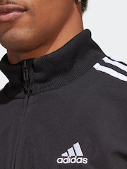 adidas Black 3 Stripes Woven Tracksuit - Image 5 of 9