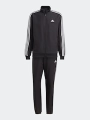 adidas Black 3 Stripes Woven Tracksuit - Image 7 of 9