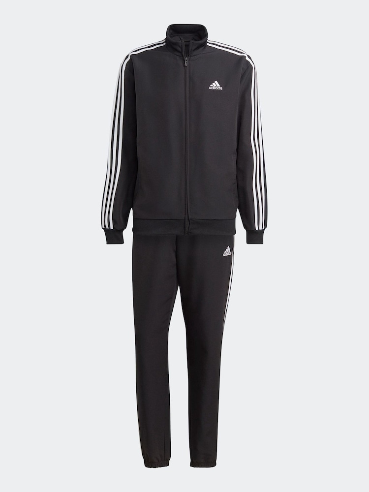 Buy adidas Black Stripes Woven Tracksuit from the Next UK online
