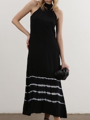 Religion Black Halterneck Midi Maxi Dress - Image 6 of 6