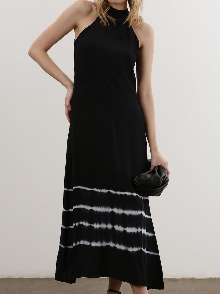 Religion Black Halterneck Midi Maxi Dress - Image 6 of 6