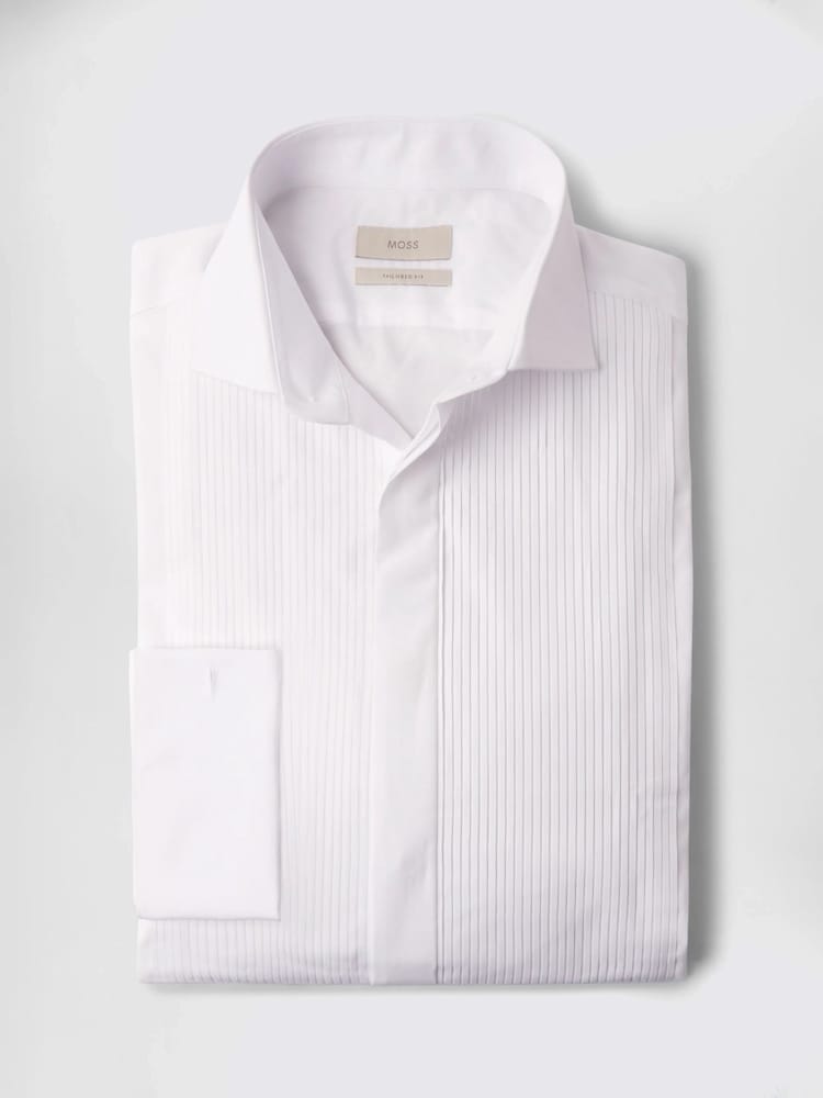 MOSS Skräddarsydd Plisserad Skjorta - Bild 4 av 4