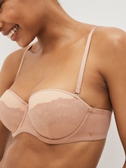 Nude Trapped Lace Smooth Strapless Bra - Image 3 of 4