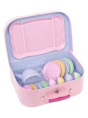 JoJo Maman Bébé Polka Dot Tin Tea Set - Image 2 of 5