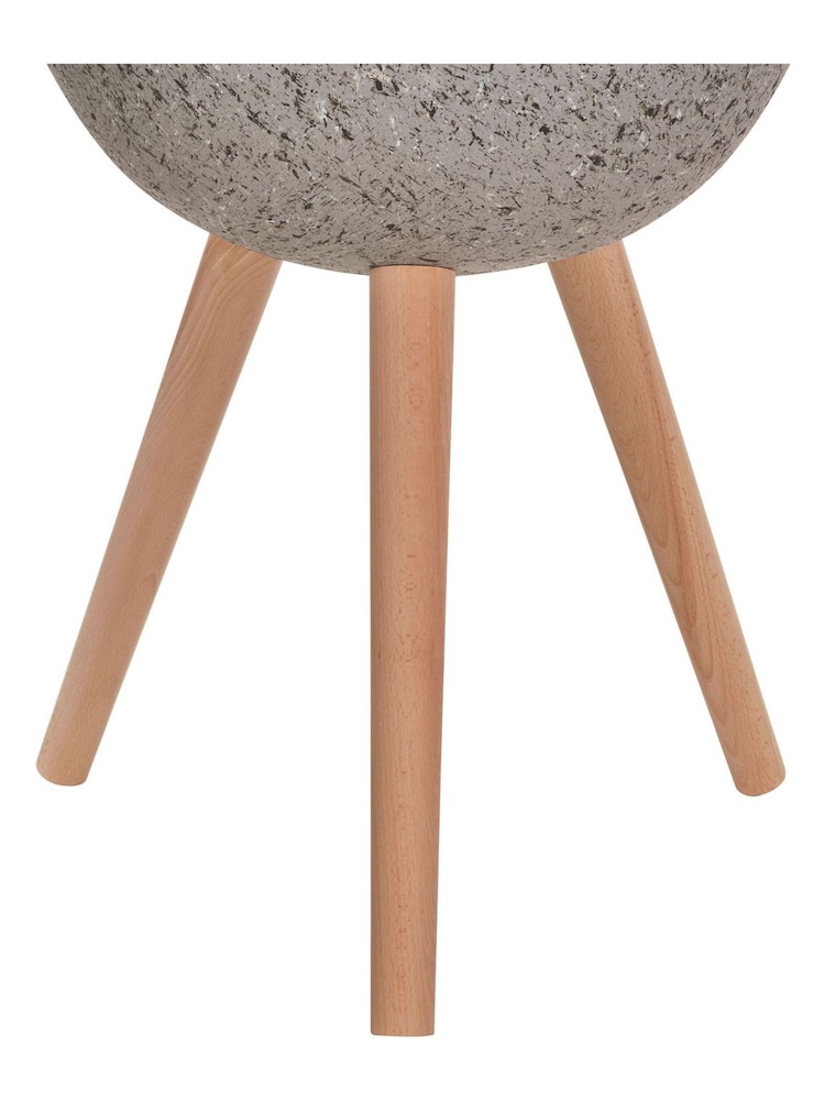 Fifty Five South Dark Grey Darnell Large Speckled Planter - Image 4 of 4
