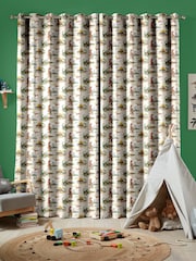 Cath Kidston Multi Kids Dino Made To Measure 100% Cotton Curtains - Image 2 of 9