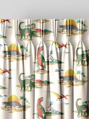 Cath Kidston Multi Kids Dino Made To Measure 100% Cotton Curtains - Image 3 of 9