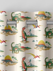 Cath Kidston Multi Kids Dino Made To Measure 100% Cotton Curtains - Image 5 of 9