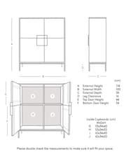 Swoon Grey Banner Cabinet - Image 3 of 7