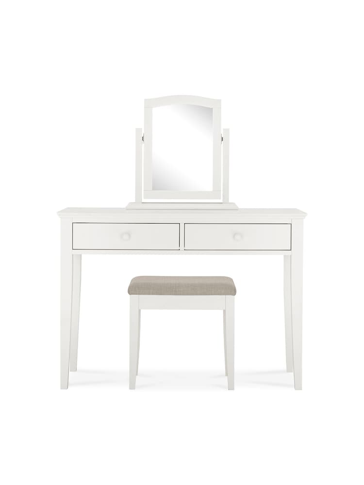 Bentley Designs White Ashby Stool - Image 2 of 3