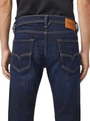 Diesel Straight Fit Denim Dark Wash Larkee Beex Jeans - Image 6 of 7