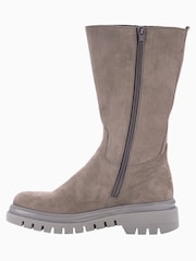 Gabor Cheel Nubuck Mid Leg Boots - Image 2 of 5