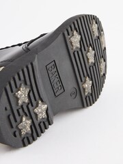 Baker by Ted Baker Girls Patent Lace Up Black Boots - Image 4 of 6