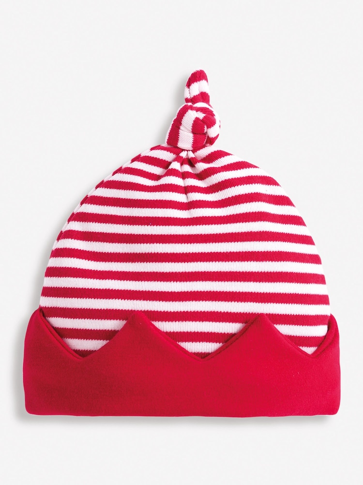 JoJo Maman Bébé Red 2-Piece Baby Elf Outfit Set - Image 4 of 4
