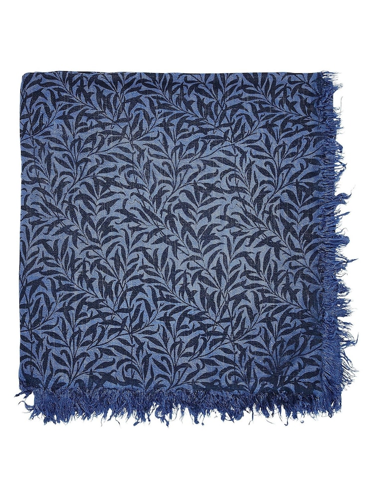 Morris & Co Blue Acanthus/Pimpernel Throw - Image 2 of 3