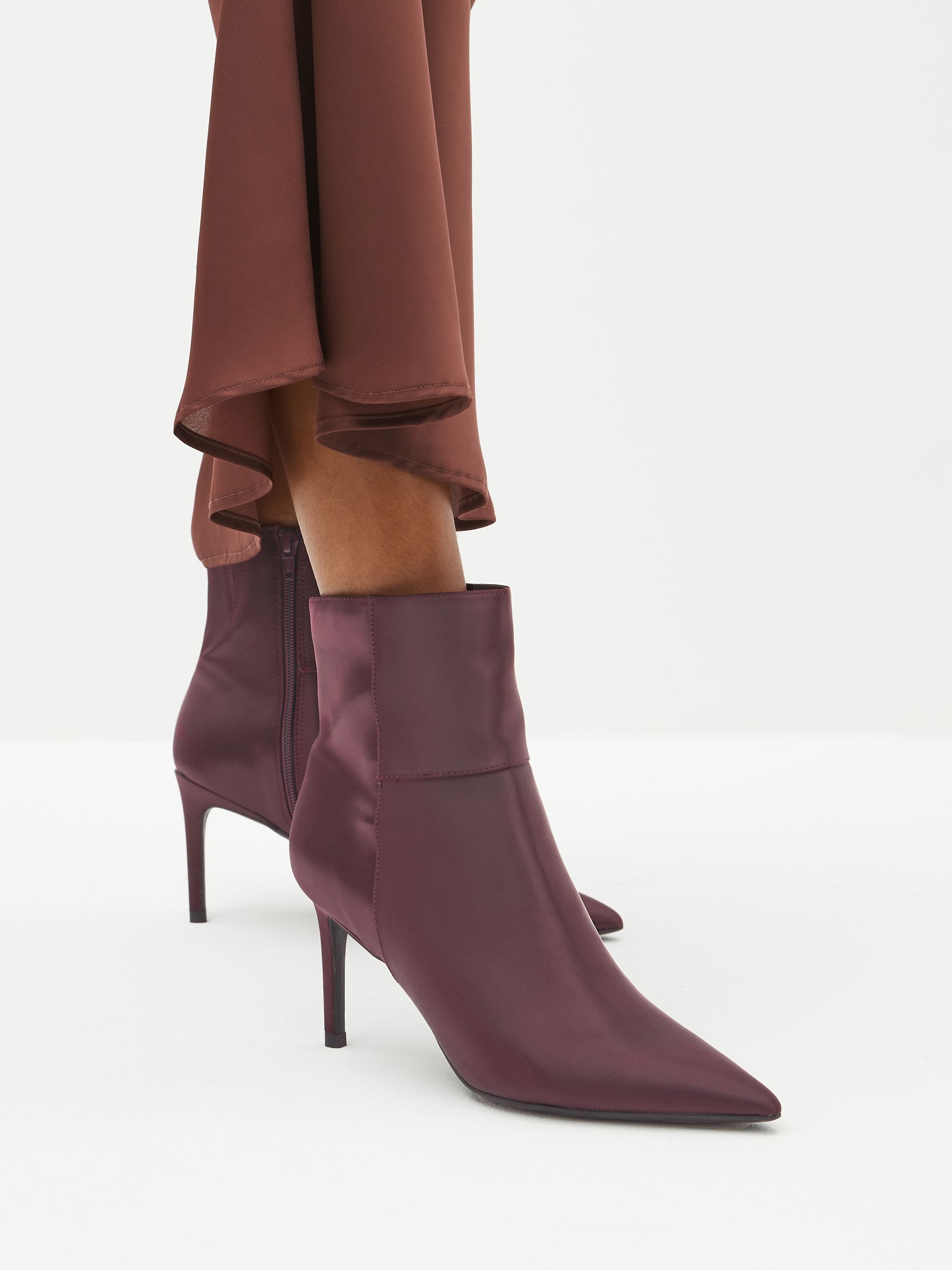 Next burgundy boots hot sale