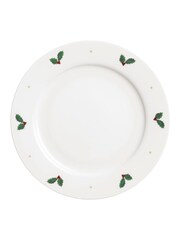 Sophie Allport White Christmas Holly & Berry 21cm Side Plate - Image 1 of 1