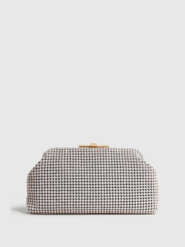 Reiss Adaline Verzierte Clutch - Bild 1 von 7
