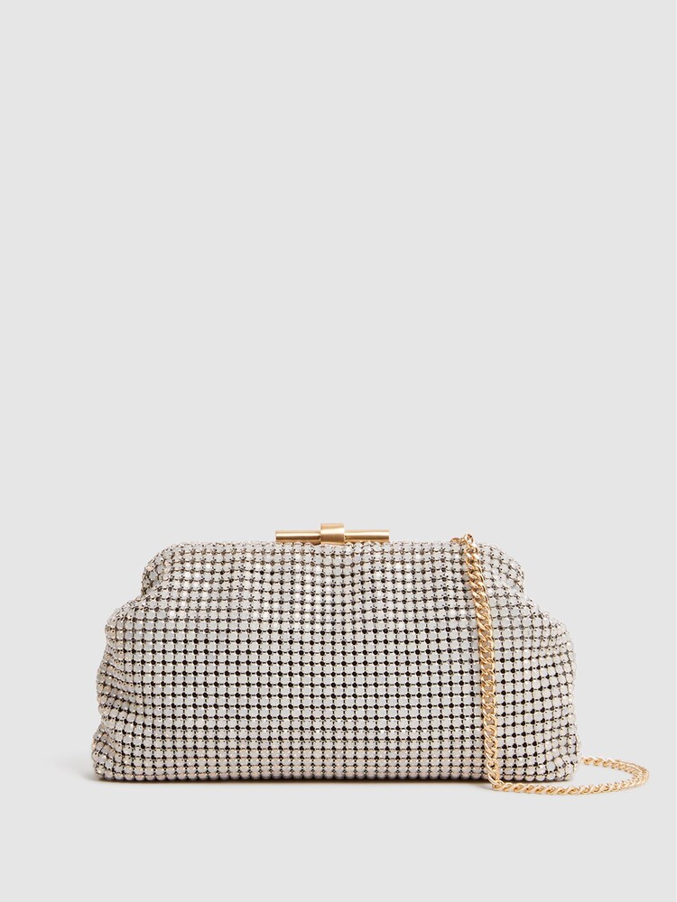 Reiss Opal Adaline Embellished Clutch Bag - Image 6 of 7