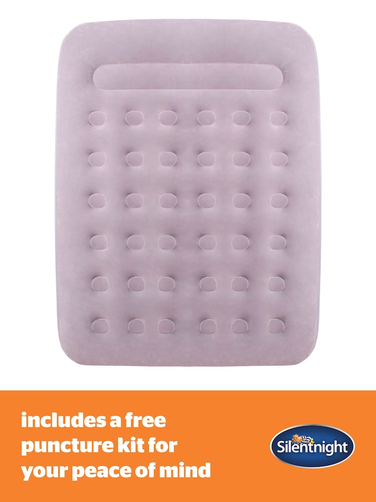 Silentnight Grey Camping Collection Flock Electric Pump Airbed - Image 8 of 8 Silentnight Grey Camping Collection Flock Electric Pump Airbed - Image 8 of 8