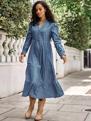 Aspiga Blue Liv Denim Dress - Image 1 of 5