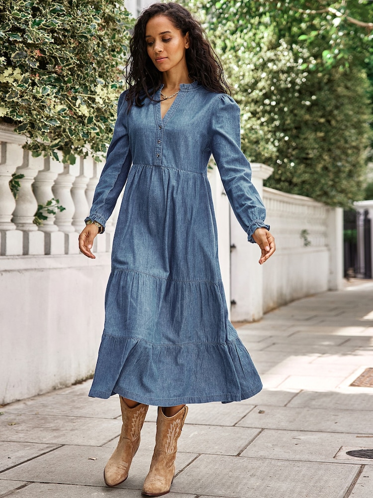 Aspiga Blue Liv Denim Dress - Image 1 of 5