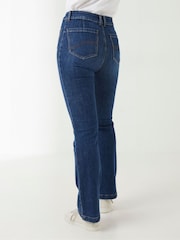 FatFace Blue Fly Flare Jeans - Image 2 of 5