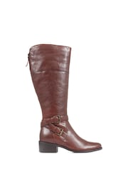 Jones Bootmaker Phoebe Wide Calf Leather Knee Boots - Image 2 of 6