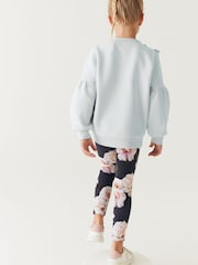 Baker by Ted Baker Leggings und Pullover mit Zierschleife im Set, Marineblau - Bild 3 von 11