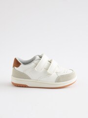 White Two Strap Touch Fastening Smart Trainers - Image 2 of 4
