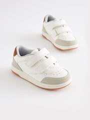 White Two Strap Touch Fastening Smart Trainers - Image 3 of 4