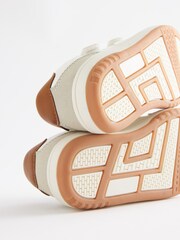 White Two Strap Touch Fastening Smart Trainers - Image 4 of 4