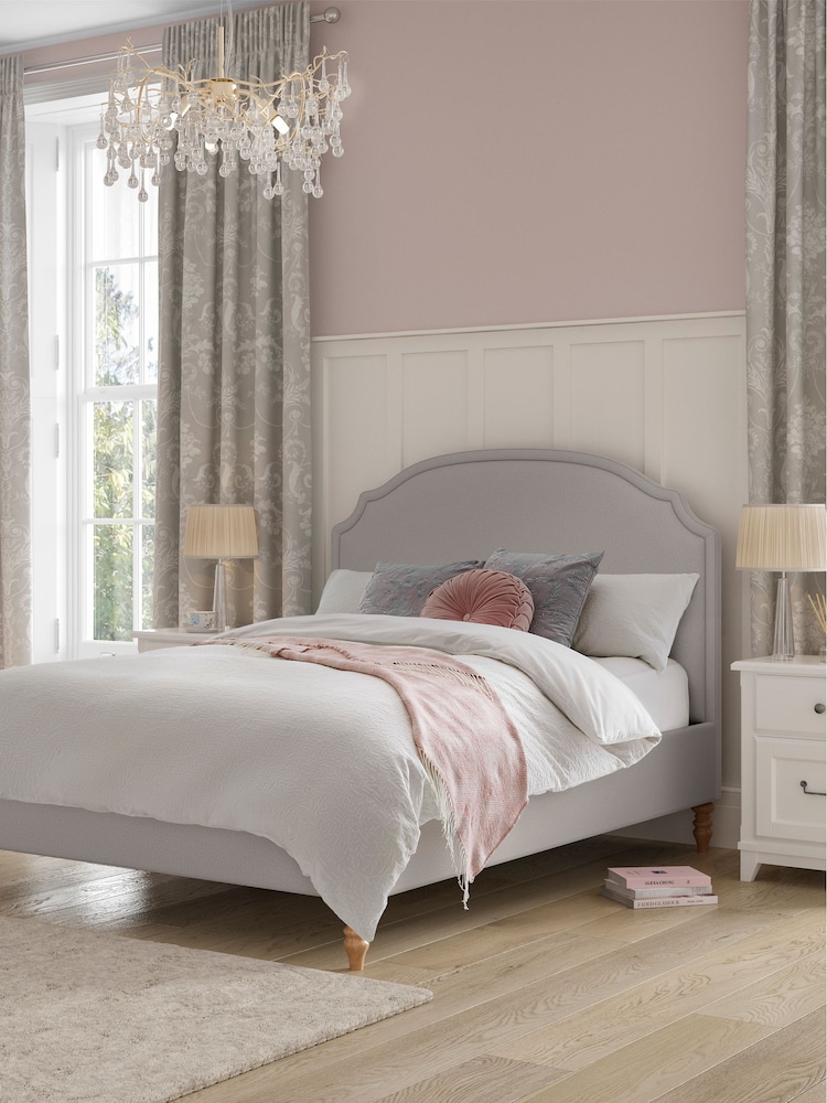 Laura Ashley Vivienne Soft Silver Bytham Bed - Image 1 of 6